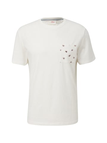 s.Oliver T-Shirt in 01A1_weiß