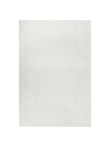 Beliani Kurzflor MITCHELL in Weiß - (W) 160 x (L) 230 cm
