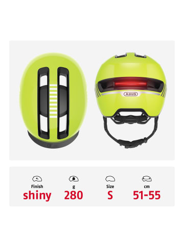 ABUS Kleinkinder- und Kinderhelm HUD-Y in signal yellow