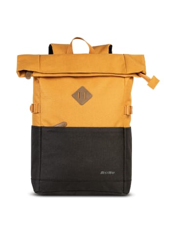 Worldpack Campus Style Daypack 50 cm Laptopfach ocker-schwarz