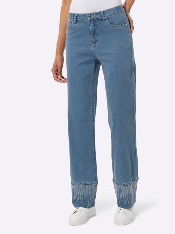 creation L 5-Pocket-Jeans in blue-bleached