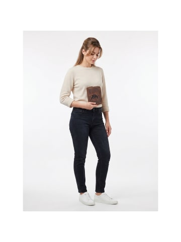 Greenburry Hecht Geldbörse Leder 10 cm brown 1