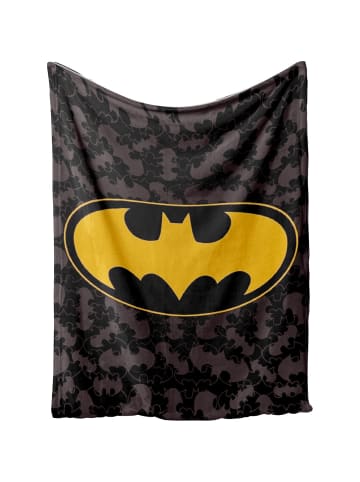Warner Bros Kuscheldecke Batman in schwarz