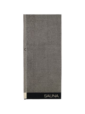 Cawö Cawö Saunatücher Natural Allover 6220 natur-schwarz - 39 in natur-schwarz - 39