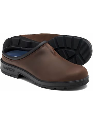 Blundstone Chelsea Boot "#2421 Antique Brown Leather (Originals Clogs)" in Braun