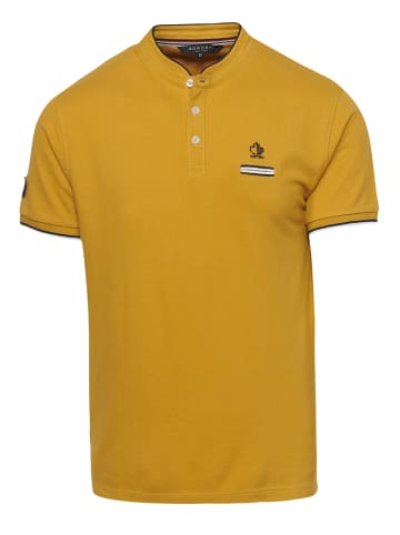 KOROSHI Kurzarm-Polo in gelb