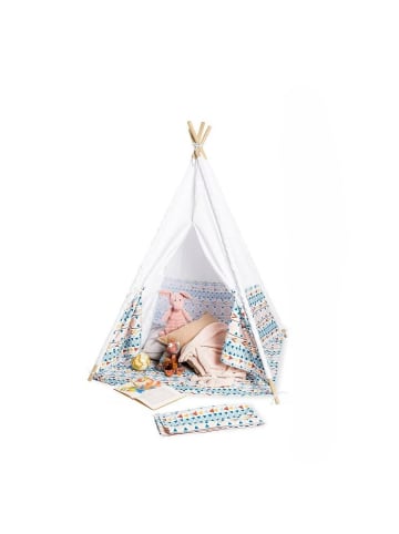 Pinolino Kinderzelt Tipi Naira - Spielzelt mit Bodenmatte und Tragetasche in Mehrfarbig