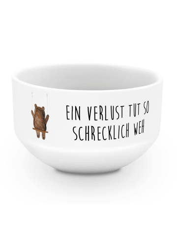 Mr. & Mrs. Panda schale Bär Schaukel mit Spruch in Weiß