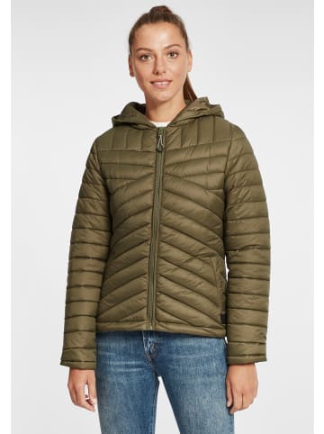 Oxmo Steppjacke OXQuella 21900042ME Steppjacke Übergangsjacke mit Kapuze in Grün