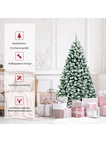 COSTWAY Künstlicher Weihnachtsbaum in Grün