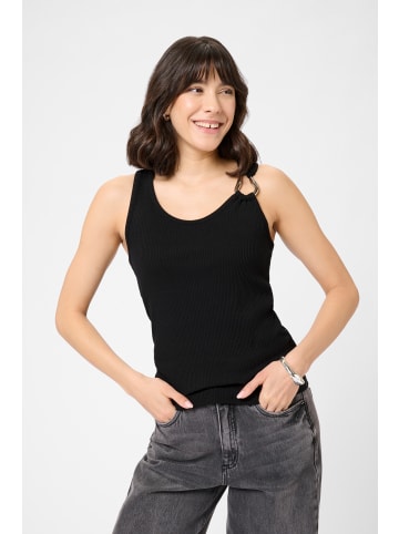 Kaffe Jerseytop KAloreena Slim fit in Black Deep