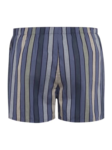 Hanro Boxershorts Fancy Woven in everblue stripe