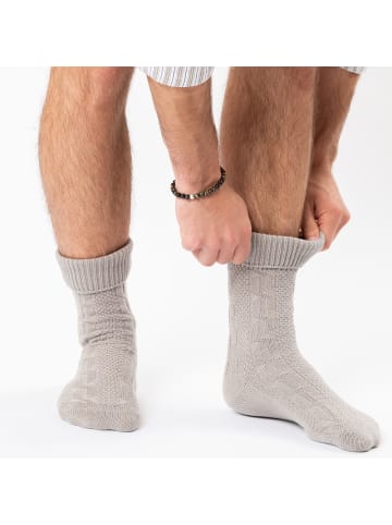 Occulto 1er Pack Kurze Trachtensocken Enzian in Grau