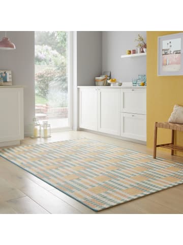 KADIMA DESIGN Rutschfester Outdoor-Teppich in Pastellfarben aus Polypropylen