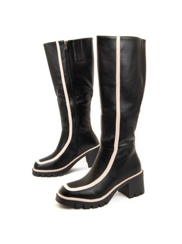 Montevita Stiefel Linne in Schwarz