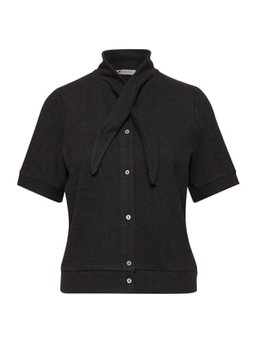 Street One Kurzjacke mit Schalkragen in Black Coffee Mel.