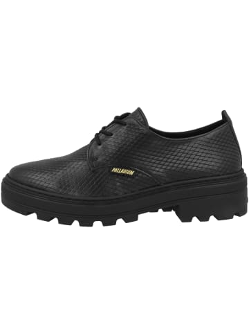 Palladium Schnürschuhe Pampa Cult Low EMB in schwarz