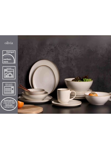 Ritzenhoff & Breker 4er Set Schalen Olivia ø 23 cm in beige