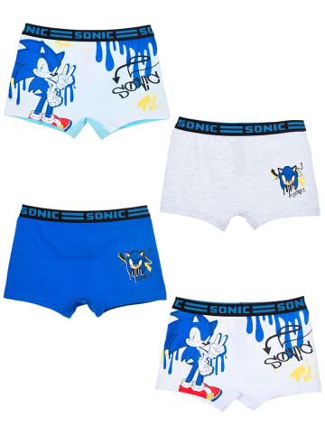Sonic 4er-Set: Boxershorts Sonic The Hedgehog in Bunt