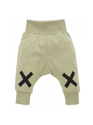 Pinokio Babyhose Motiv in gruen
