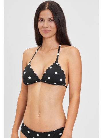 LASCANA Triangel-Bikini-Top in schwarz-weiß