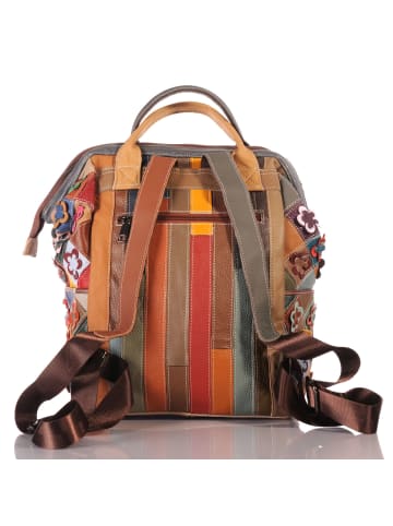 Kmisso Rucksack in Bunt - Rot