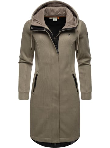 ragwear Kurzmantel Letti Long Bonded in Mocca