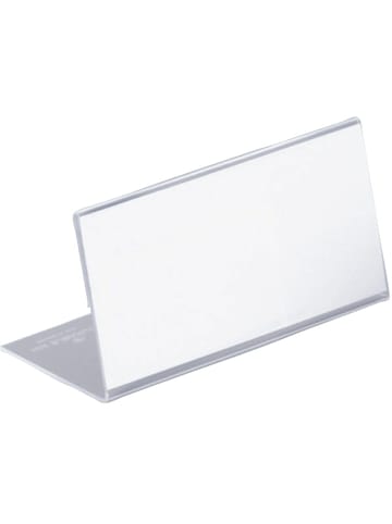 Durable Tischnamensschild 52x100mm Acryl Packung mit 10 Stück