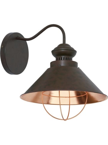 Licht-Erlebnisse Wandlampe in Braun Kupfer