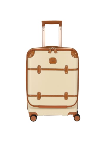 BRIC`s Bellagio - 4-Rollen-Kabinentrolley mit Organizer S 55 cm in cream