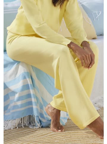 LASCANA Strickhose in gelb