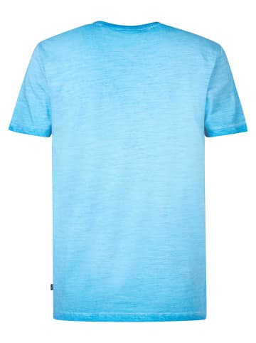 Petrol Industries T-Shirt mit Logo Bellows Field in Blau