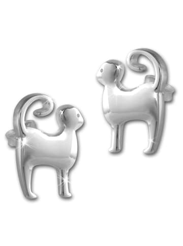 Teenie-Weenie Ohrstecker in 925er Sterling Silber ca. 0,9cm x 1,2cm