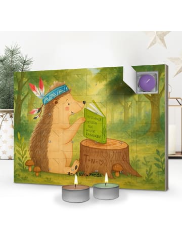 Mr. & Mrs. Panda adventskalender kerzen Igel Federschmuck Design... in Weiß