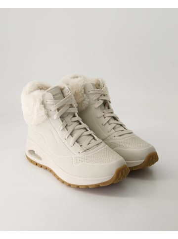Skechers Schnürstiefeletten in Beige