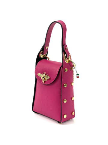 Florence Florence Umhängetasche Leder fuchsia, pink ca. 13cm