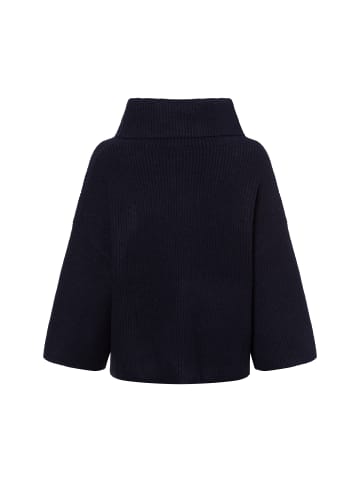 comma Indoor-Poncho in blau - 0001