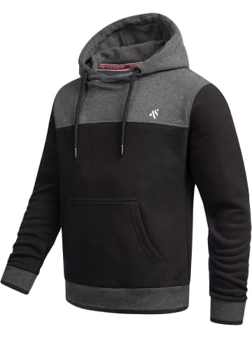 Alessandro Salvarini Kapuzenpullover AS-315 in Dunkelgrau