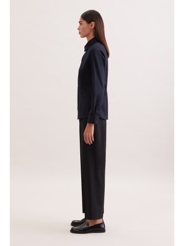 Seidensticker Klassische Bluse Regular in Schwarz