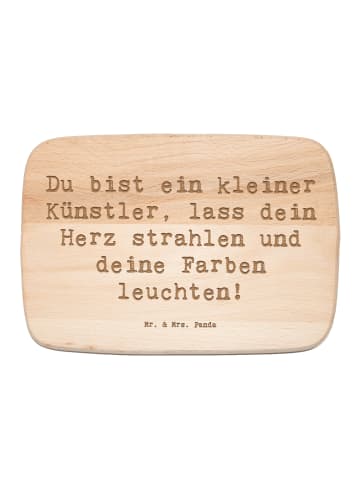 Mr. & Mrs. Panda Frühstücksbrettchen Spruch Die Freude an der Kr... in Transparent