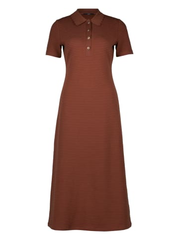 Zero  Strickkleid mit Polokragen in Cappuccino
