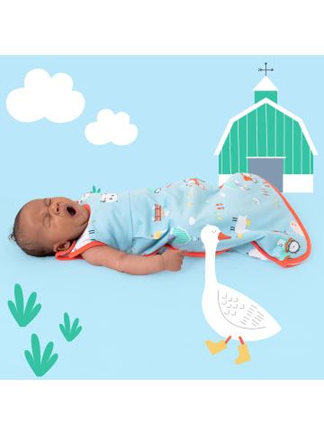 Schlummersack Bio Babyschlafsack, 1.0 TOG in Blau