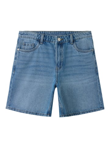 TWO SOON Jeansshorts in Medium Blue Denim
