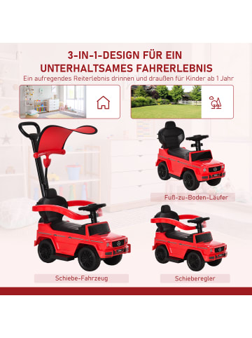 HOMCOM Mercedes-Benz Rutschauto Rot