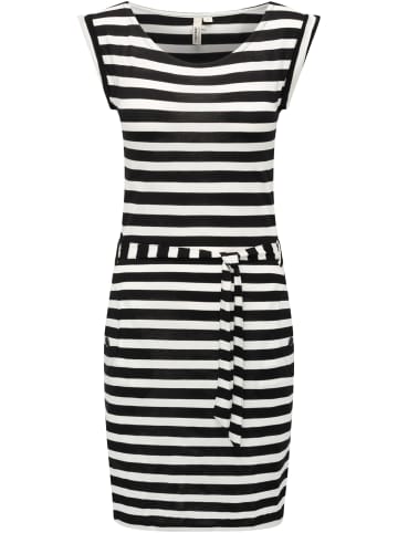 ragwear Sommerkleid Tagg Stripes in Black