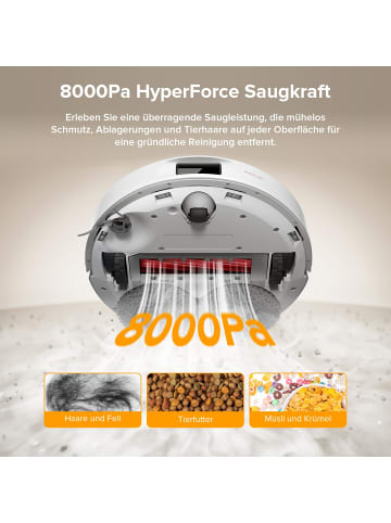 Roborock Saugroboter QV 35A in Weiß