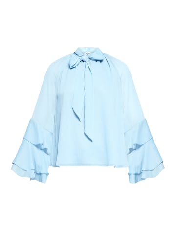 Vera Mont Chiffonbluse mit Volant in Soft Sky