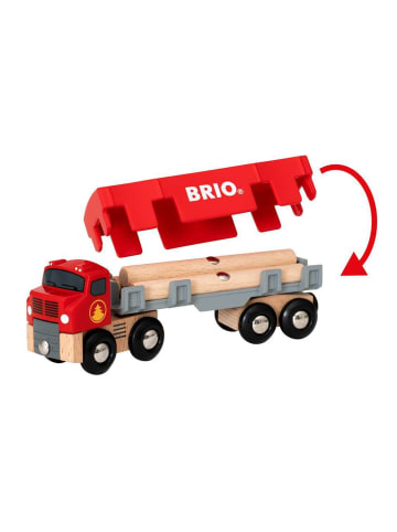 Brio Brio Aktionsspiel Holztransporter mit Magnetladung in bunt