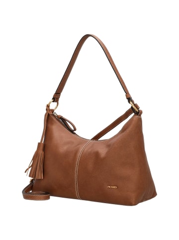 PICARD Calico - Schultertasche 32 cm (schwarz) in cognac