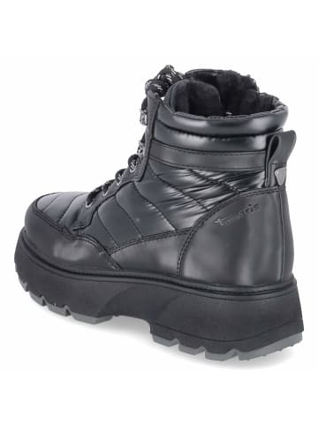 Tamaris Schnürstiefel in schwarz